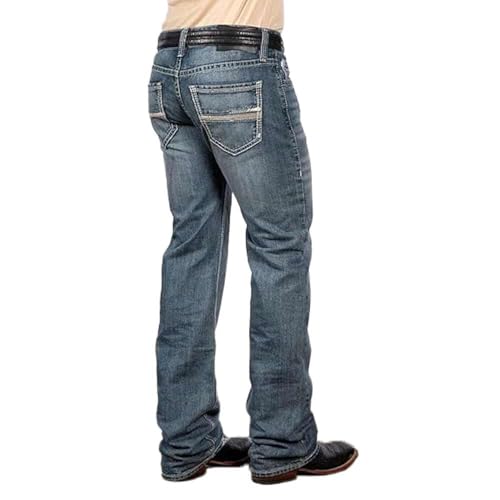 Rock & Roll Rope Stitch Pistol Straight Jeans
