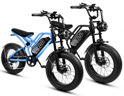 ESKUTE Electric Bike for Adult, 48V 20.8/41.6Ah Battery, 20"×4" Fat Tire with 1500W Motor E-Bike, Off-Road Ebike Up to 30+MPH, 7-Speed Beach Snow Trail Mountain Commuter for Beginner Cyclists V300 image 7