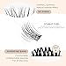 PopUp Lash Clusters, DIY Eyelash Extensions Mega Volume Individual Lashes Eyelash Clusters Extensions Wispy Lashes Cluster DIY at Home(703)