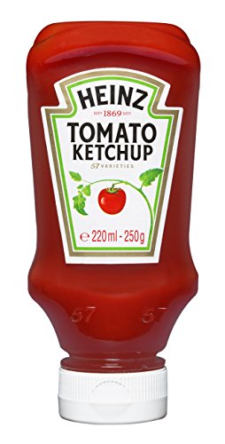 Heinz salsa ketchup plastico top down 250 g