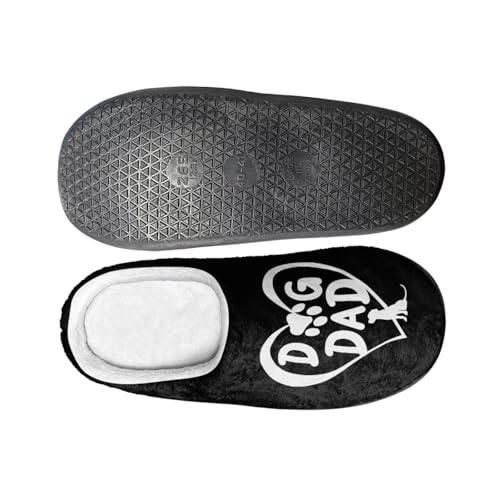 Womens Slippers Warm House Slippers Black Scuff Slippers Slipper On Slippers for Indoor and Outdoor3