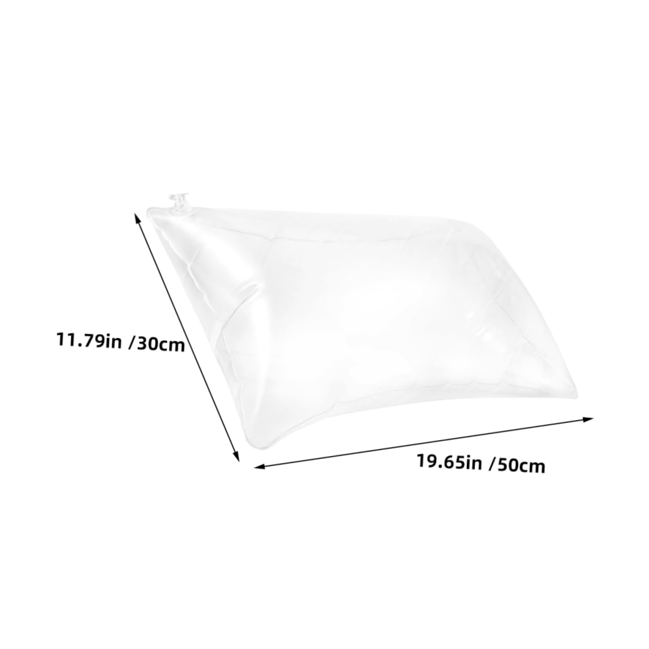 MAGICLULU 4 Set Cuscino Gonfiabile Cuscino Cuscino Portatile Cuscino Leggero Cuscino Da Viaggio Cuscineria Esterna Inserti Per Cuscini All'aperto Pvc Transparent 2 Pezzi * 4