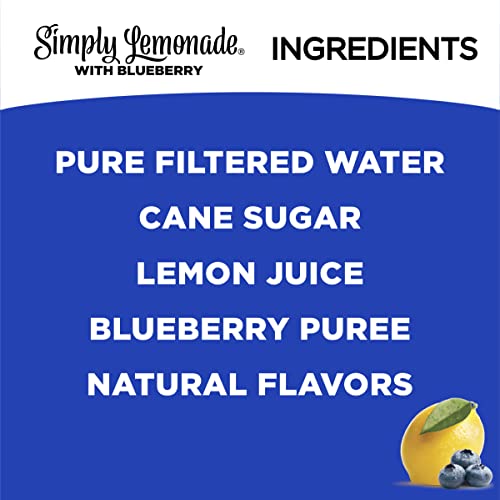 Simply Lemonade with Blueberry All Natural, 52 Fl Oz Bottle - Image 8