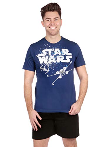 Star Wars Mens Pajamas Size Large Blue #TOP1