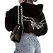 Produktbild Shownicer Damen Schmetterling Pulli Sweatshirts Hoodie Sport Langarm Kapuzenpullover Mode Bequem Casual Pulli Mit Kordel Und Taschen 04 Schwarz M