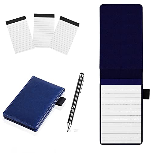 Blocs De Notas WACH AUF Cuaderno Pequeño, Pequeño Bloc de Notas de Cuero, Libreta pequeña Mini Libreta, Bloc de Notas de Bolsillo con A7...