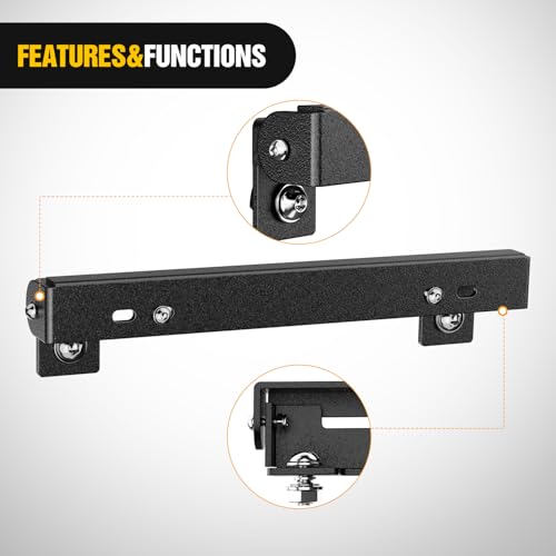 Image of Nilight Universal Flip-Up Plate Frame for 10 inch Hawse Fairlead Mount Front License Bracket Holder Relocation Bumper Winch Mount Roller Fit for Most Pickup Trucks Off-Road Cars SUVs