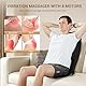 Rückenmassagekissen, Tiefengewebe-Vibrations-Sitzmassagekissen, 2 Stufen Kühl- oder Wärme-Rückenmassage zur Linderung von Muskelermüdung und Stress