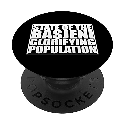 Basenji - Dueño de perro divertido que dice Basenji Love PopSockets PopGrip Intercambiable