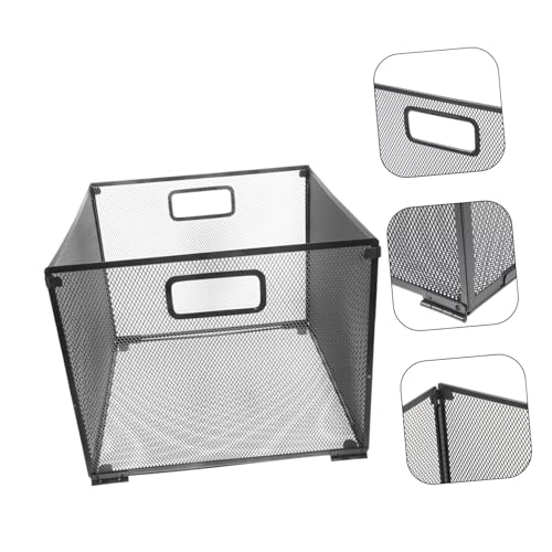 Boîte de rangement pour bureau en fer noir pour classer vos documents - 5