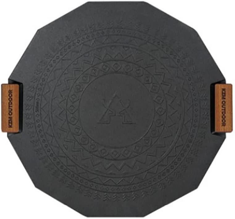 Nonstick Griddle Grill Pan, Reversible Grill & Griddle Pan, Two Burner Cast Aluminum Griddle, Portable for Indoor Stovetop or Outdoor Camping BBQ, 1 15.7x15.7x(h)1.4in