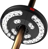 Rechargeable 28 umbrella light - 3 modes suitable for patio, pool, and backyard décor -