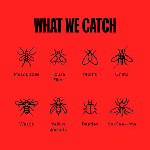 DynaTrap DT2030SR Mosquito & Flying Insect Outdoor Trap and Killer + DynaTrap 100611 Atrakta Lure Sachet, Lasts 60 Days, Mosquito Attractant