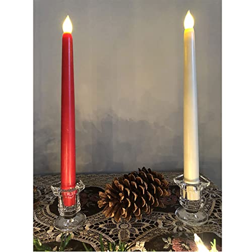 Lanttu Candlestick Holders Bulk, 12 Pcs Glass Candle Holders Set Clear, Crystal Taper Candle Holders For Wedding, Table Centerpiece, Home Decoration(Exclude Candles) #TOP5