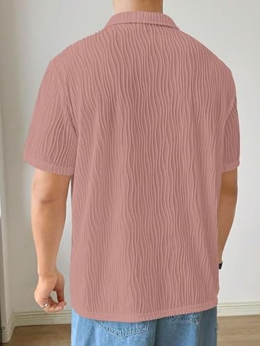 LERIYA FASHION Cotton T-Shirt for Men – Soft Breathable Fabric | Regular Fit Half Sleeve Collar Tee for Summer Casual Wear (Available in Plus Size and Combo Pack of 2)