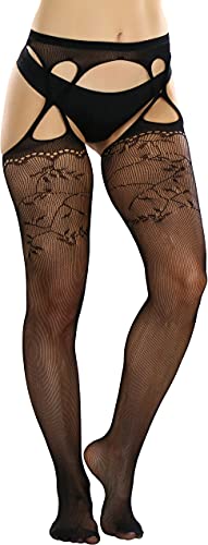 Image of ToBeInStyle Women's Suspender Pantyhose