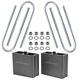 maXpeedingrods 4” Rear Drop Aluminum Blocks for Mini & Mid-Size Pickups/Trucks with 3” Axle Tube, Lowering Kit