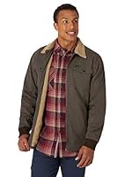 Wrangler ATG by mens Sherpa Lined Canvas Jacket, Major Brown, 3X US