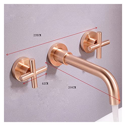 Robinet de lavabo mural 3 trous : la solution anti-calcaire design