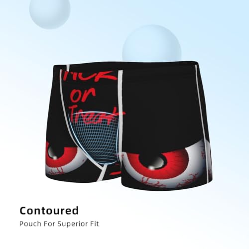 Boys' Cotton Boxer Brief Soft Underwear-Happy Halloween24