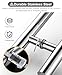 Stainless Steel Door Pull Handle Set, Push/Pull Bar for Wood, Glass, Sliding, and Pocket Doors, 20
