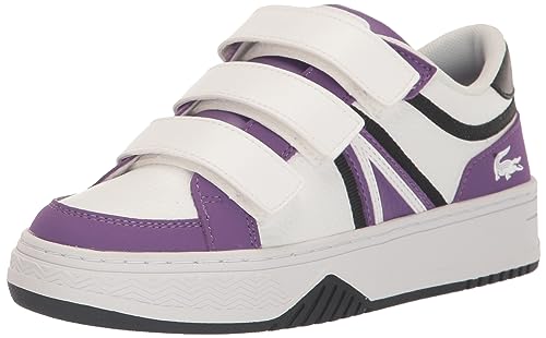 Lacoste Unisex-Child Juniors' L001 Sneaker (Retired Edition), Creased Stone Used, 5