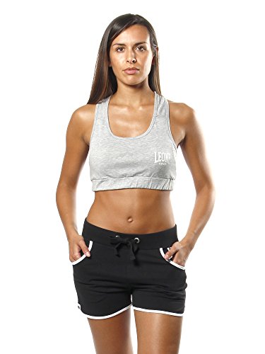 León 1947 Apparel Sport Fight Activewear lw692, Top Mujer, Mujer, Sport Fight Activewear LW692, Mezcla de Grises, XS