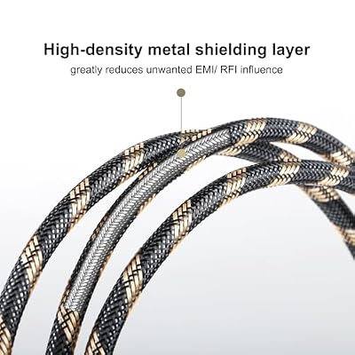 SKW Audiophiles USB Printer Cable Type C/USB C to USB B High Speed DAC Decoder Cable 9.8ft/3M