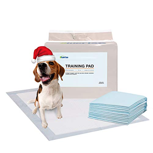 Bluerise Potty Pads for Dogs Quick Drying Puppy Pads Pet Traning Pads Super Absorbent Pee Pads for Dogs Dog Pads for Small Dogs 22 x 22 100 Counts