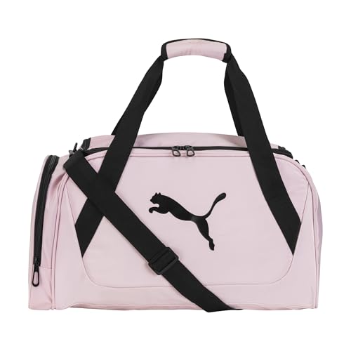 PUMA Bolsa esportiva feminina Flora, Rosa malva/preto, Bolsa esportiva Flora