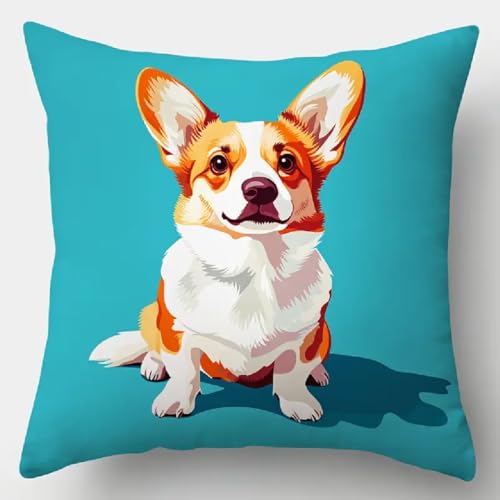 ANSIWEIGO Creativo cojín de nudos, diseño de animales, juego de cojines DIY de 43 x 43 cm para relajarse y diseñar, proyecto de manualidades para niños y adultos, 10