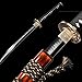 HERO SWORD Advanced Nugui Polishing Tigrer Katana Razor Sharp Clay Tempered T10 Steel Katana Real Hamon Razor Sharp Samurai Sword Authentic Japanese Knives Combat Ready