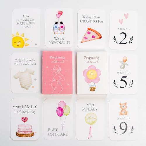 Image of Chaarpaai Pregnancy Journal for Pregnant Women | Awaiting You Pregnancy Planner | 27 Milestone Cards with 100 GSM Pages | Journal for Expecting Moms with Keepsake Box (White)