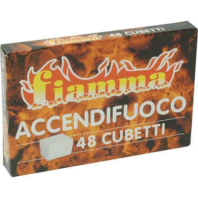 24 CONFEZIONI DA 48 CUBETTI(TOTALE 1152 CUBETTI) ACCENDIFUOCO BIANCHI PER ACCENSIONE STUFE CAMINI BARBECUE FORNI A LEGNA