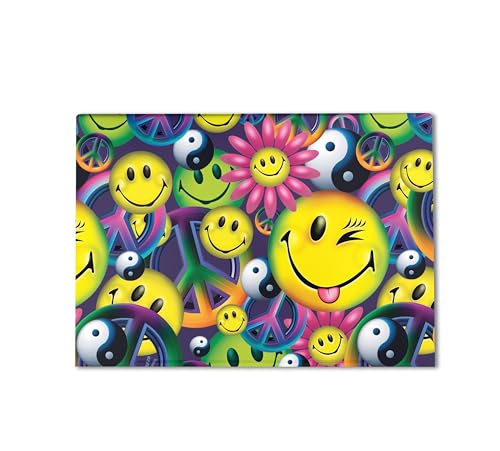 Image of Gaming Skin Compatible with HP Envy x360 16 inch (2023) - Peace Smile - Premium 3M Vinyl Protective Wrap Decal Cover - Easy to Apply | Crafted in The USA by MightySkins