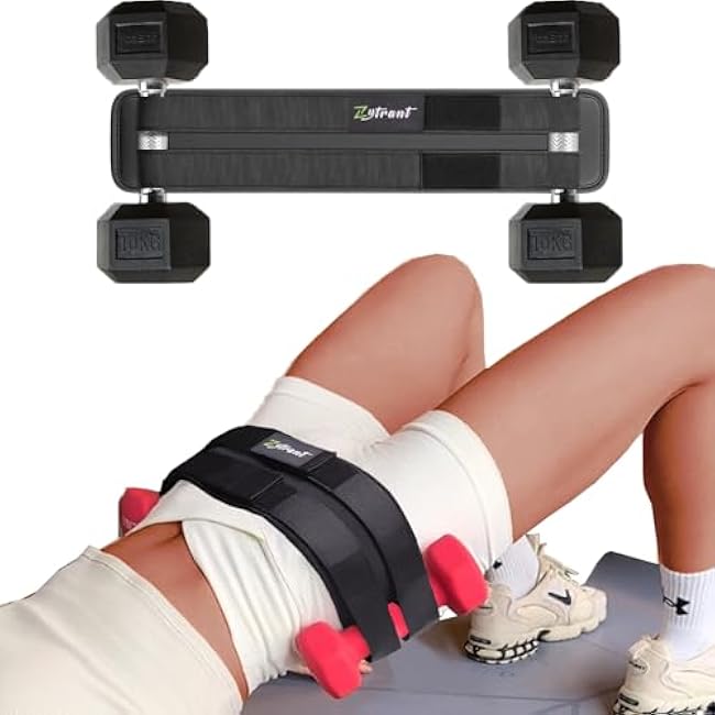 Hip Thrust Barbell Pad Belt for Gym, Fitness Booty Support Cushion for Squats and Pilates