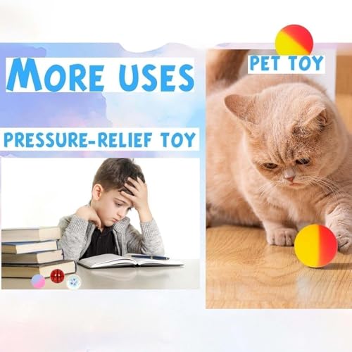 Image of Small Bouncy Balls for Kids Treasure Box Toys for Kids Classroom Party Favors Birthday Gift Treasure Box Prize Easter Egg Goodie Bag Pinata Stuffers Party Bag Fillers for Kid Boy Girl 3-5 4-8 (16pcs)