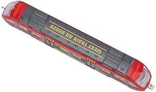 Liyeehao Wear-resistant Alloy Birthday Gift Train Toy, Train Model, for Toddlers Kids(red)