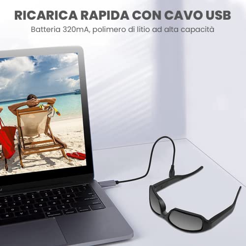 Mediawave Store - Occhiali da Sole Bluetooth con