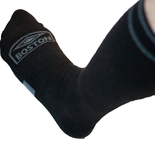 Image of Compression Socks men wide calf - Thick Diabetic Sock. Ankle and Arch Support, Large Feet and Legs, Firm Gradient Pressure