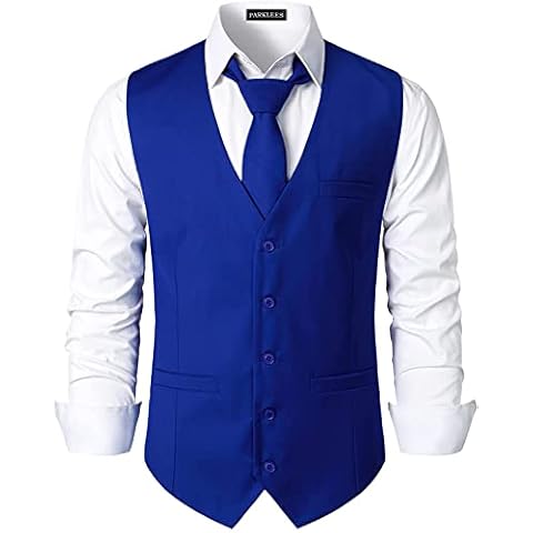 Gilet PARKLEES hipster ajusté bleu marine Cover