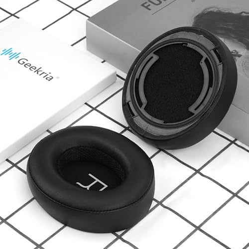 Geekria QuickFit Ersatz-Ohrpolster für Shure Aonic 50 Gen 1, Gen 2 Kopfhörer, Ohrpolster, Reparaturteile (schwarz)