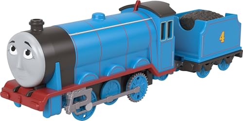 Mattel Fisher-Price Thomas & Friends Motorized Toy Train, Classic Gordon Battery-Powered Engine & Cargo Car, Storytelling Play for Preschoolers