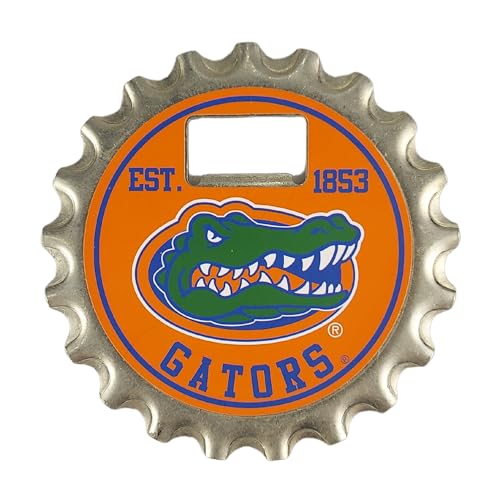 University of Florida Magnetic Bottle Opener and Coaster by Hanna’s Handiworks | Ideal Gift for Graduation, Alumni, Incoming Freshmen | Celebrate UF NCAA Championship