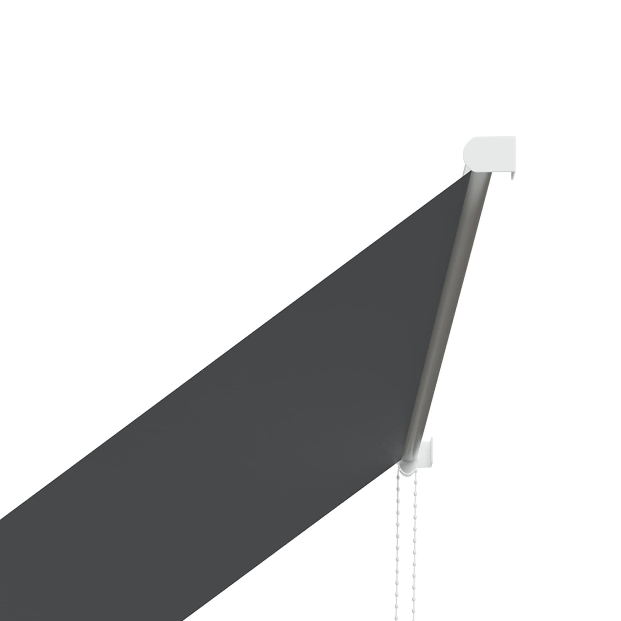 Outsunny Tenda da Sole a Bracci con Apertura Manuale, Tenda Parasole Inclinabile con Protezione UV30+, 150x120 cm, Grigio Scuro