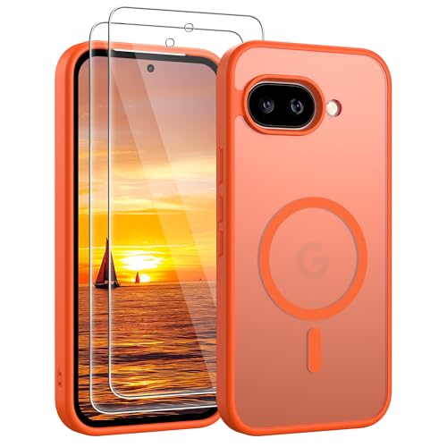Coque Pixel 9A antichoc orange protégez votre smartphone