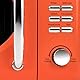 G3 Ferrari G10155 Sapormio Vintage Digitaler Kombi-Mikrowellenofen im Vintage-Stil, 1150 W, 20 Liter, 8 Programme, 4 Kochmodi, Inklusive Zubehör, 60-Minuten-Timer, Orange.