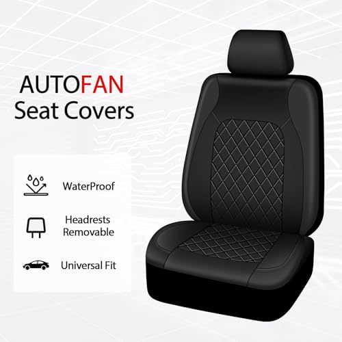 Image of AUTOFAN Universal Car Seat Covers - Fits Most Cars, SUVs, Trucks & Pickups, Easy Installation, Breathable & Durable Material