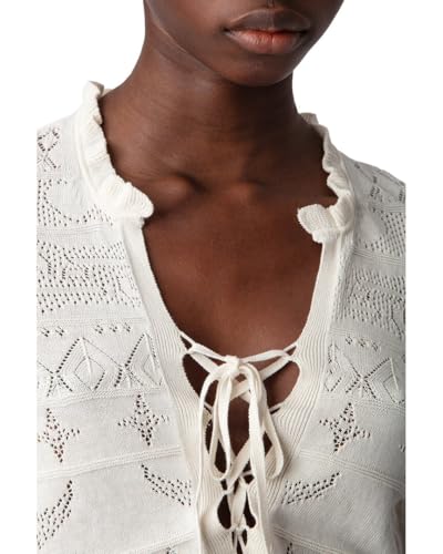 Zadig & Voltaire Womens Taho Co Dentelle Sweater, S4