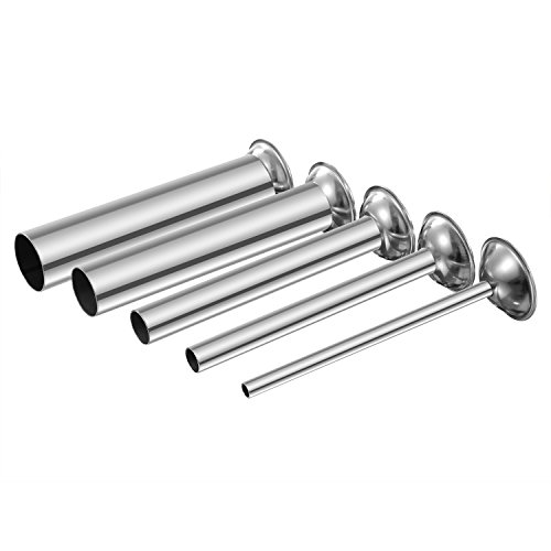 5 Sizes stainless steel Funnels Attachment for Manual Sausage Stuffer - Thumbnail 5